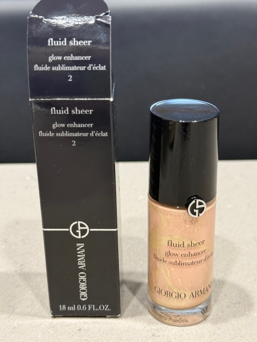 Giorgio Armani Fluid Sheer Glow Enhancer - # 2, New/Unused
